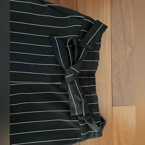 Wideleg black and white Dynamite pants - Picture 3 of 3